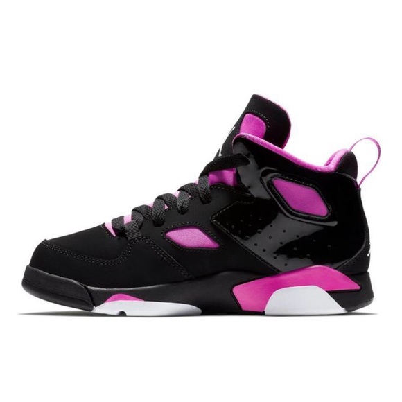 Jordan Shoes - Air Jordan’s kids black and pink